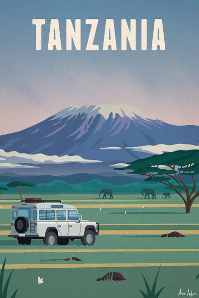 Tanzania by IdeaStorm Studios framed canvas print