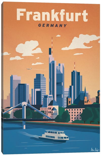 Frankfurt Canvas Art Print - Germany Art
