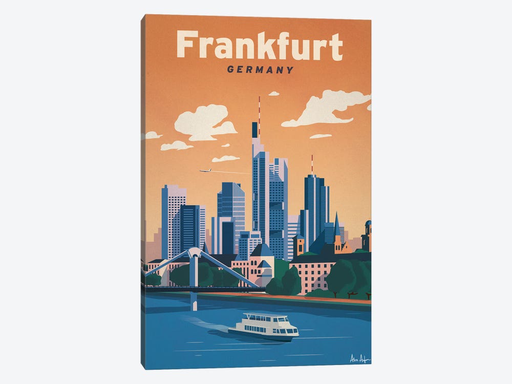 Frankfurt by IdeaStorm Studios 1-piece Canvas Print