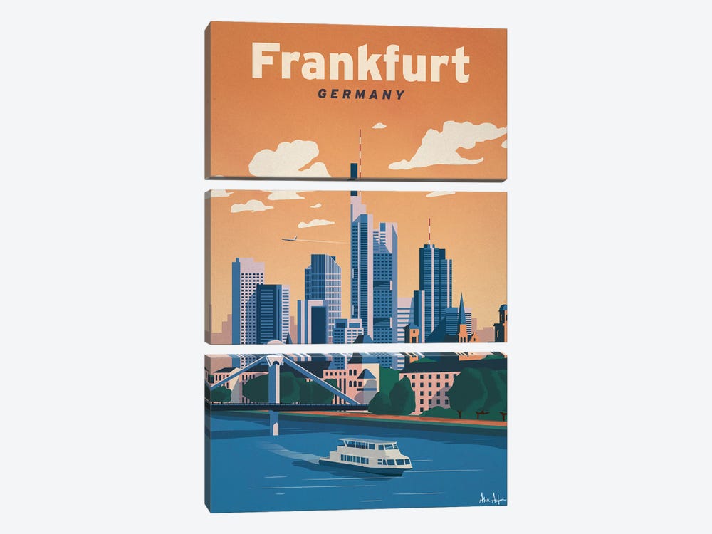 Frankfurt by IdeaStorm Studios 3-piece Canvas Print
