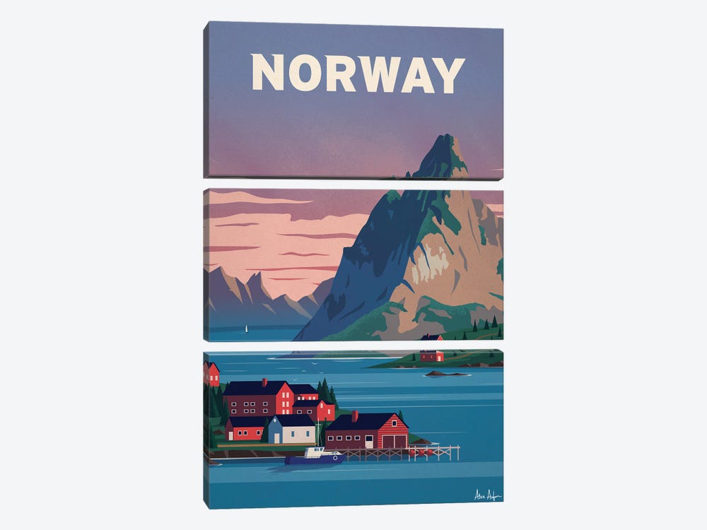 Norway by IdeaStorm Studios 3-piece Canvas Art