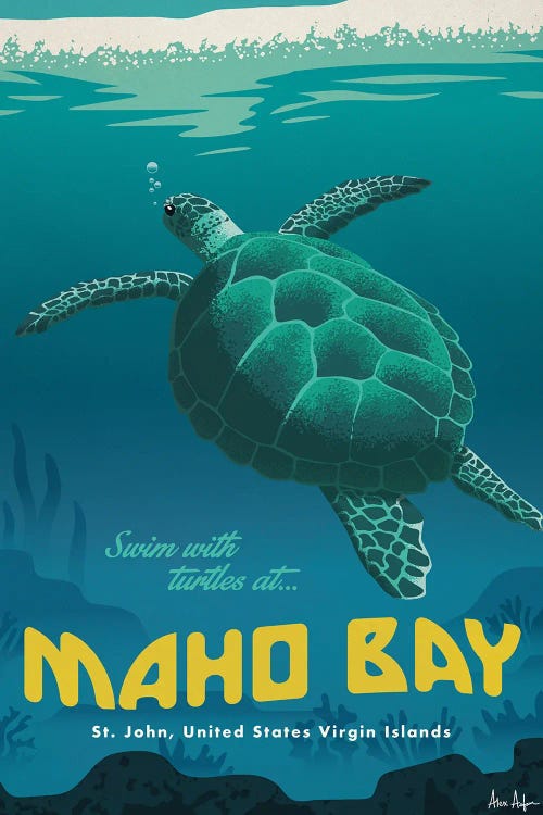 Maho Bay by IdeaStorm Studios wall art