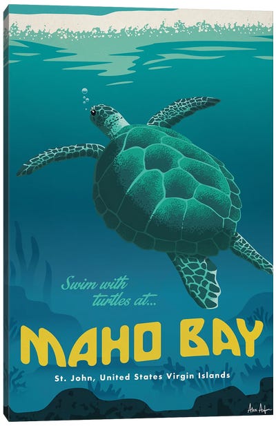 Maho Bay Canvas Art Print - Underwater Art