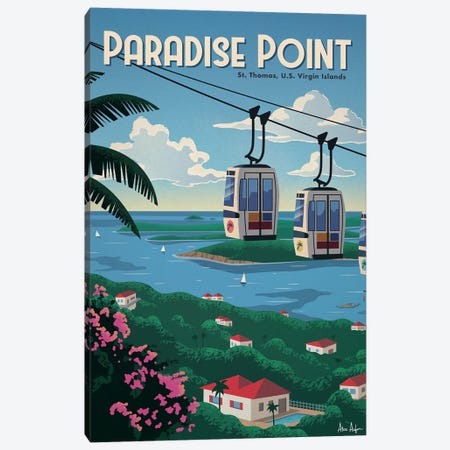 Paradise Point Canvas Print #IDS98} by IdeaStorm Studios Canvas Art Print