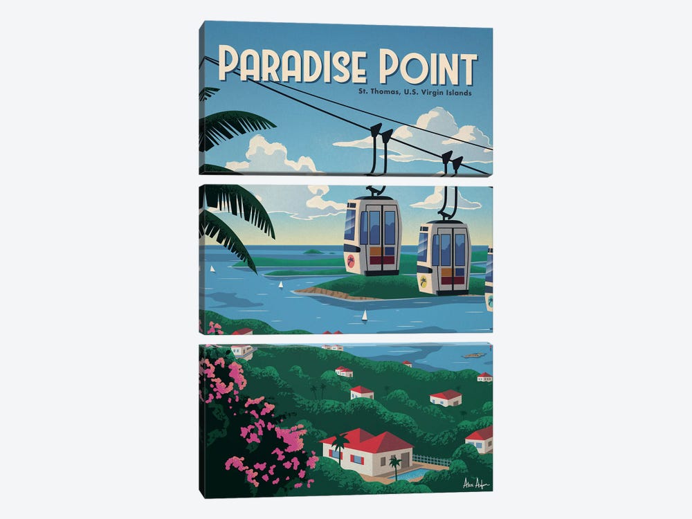 Paradise Point by IdeaStorm Studios 3-piece Art Print