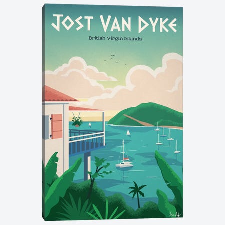 Jost Van Dyke Canvas Print #IDS99} by IdeaStorm Studios Art Print