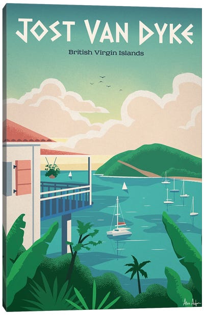 Jost Van Dyke Canvas Art Print - British Virgin Islands