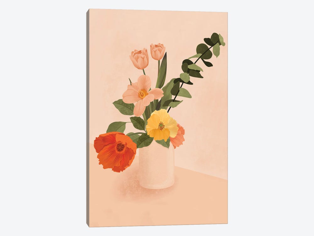 Flower Bouquet by ItsFunnyHowww 1-piece Art Print