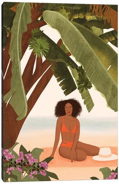 Naïma Canvas Art Print - Women's Swimsuit & Bikini Art