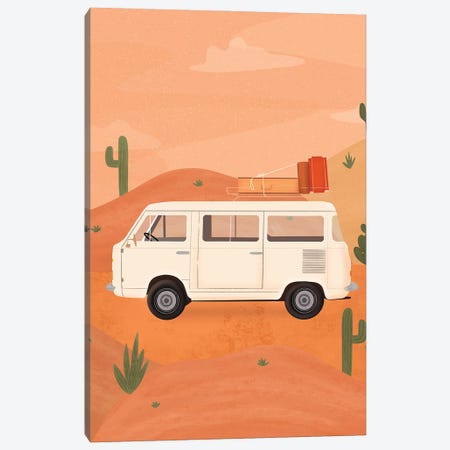 Van Life Canvas Print #IFH36} by ItsFunnyHowww Canvas Wall Art