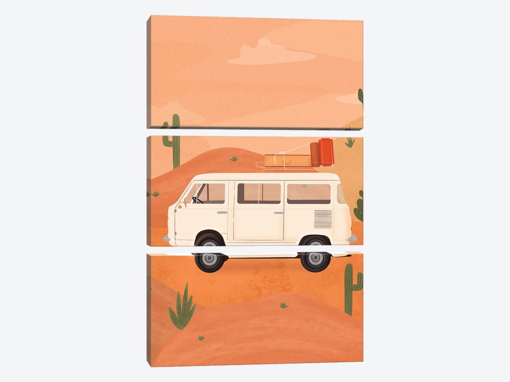 Van Life by ItsFunnyHowww 3-piece Canvas Print