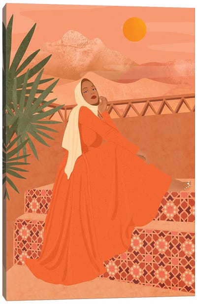 Khadija Canvas Art Print - ItsFunnyHowww