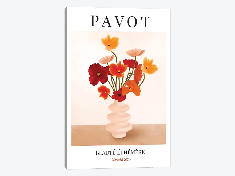 Pavot by ItsFunnyHowww 1-piece Canvas Print