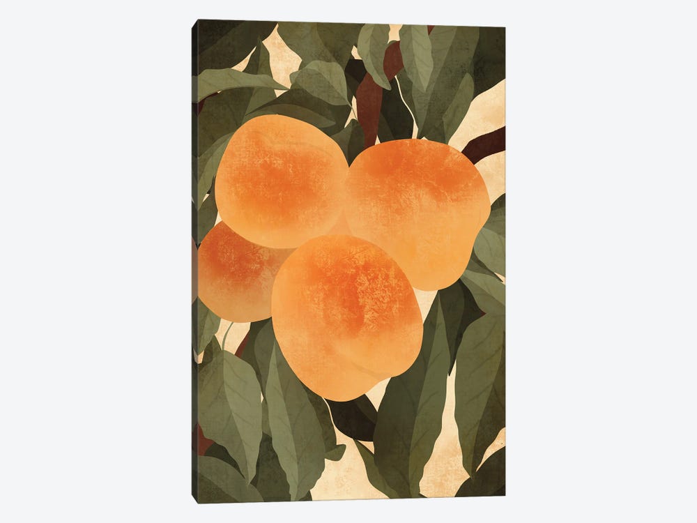Peaches by ItsFunnyHowww 1-piece Canvas Art