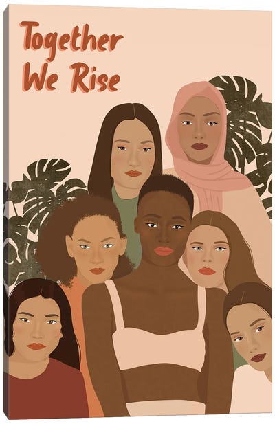 Together We Rise Canvas Art Print - The Advocate