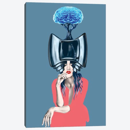Pain From The Brain Canvas Print #IGC22} by Irina Greciuhina Canvas Art