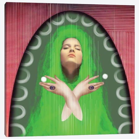 Green Goddess Canvas Print #IGC40} by Irina Greciuhina Canvas Art