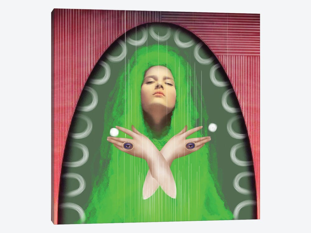 Green Goddess by Irina Greciuhina 1-piece Canvas Print