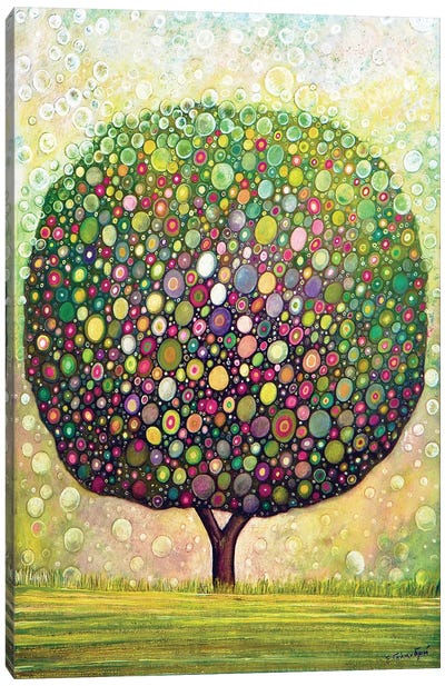 Bubble Tree Canvas Art Print - Irene Goulandris