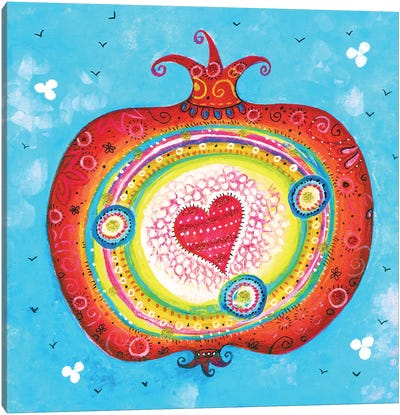 Pomegranate Canvas Art Print - Irene Goulandris