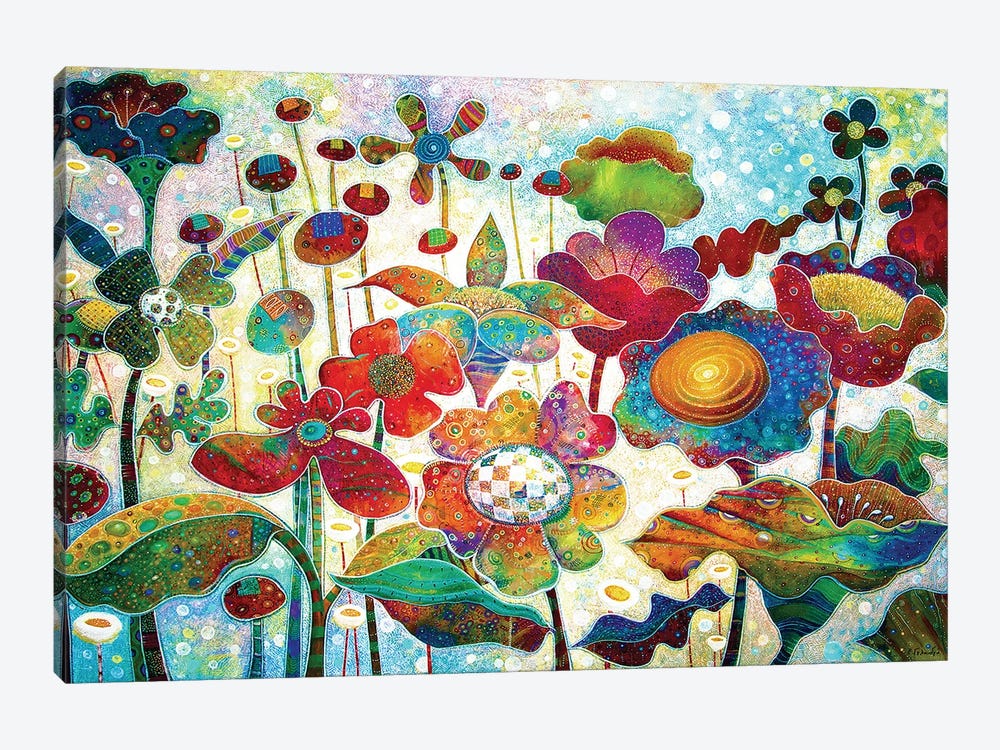 Flowers Dance by Irene Goulandris 1-piece Canvas Art Print