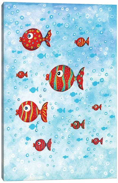 Fish Canvas Art Print - Irene Goulandris