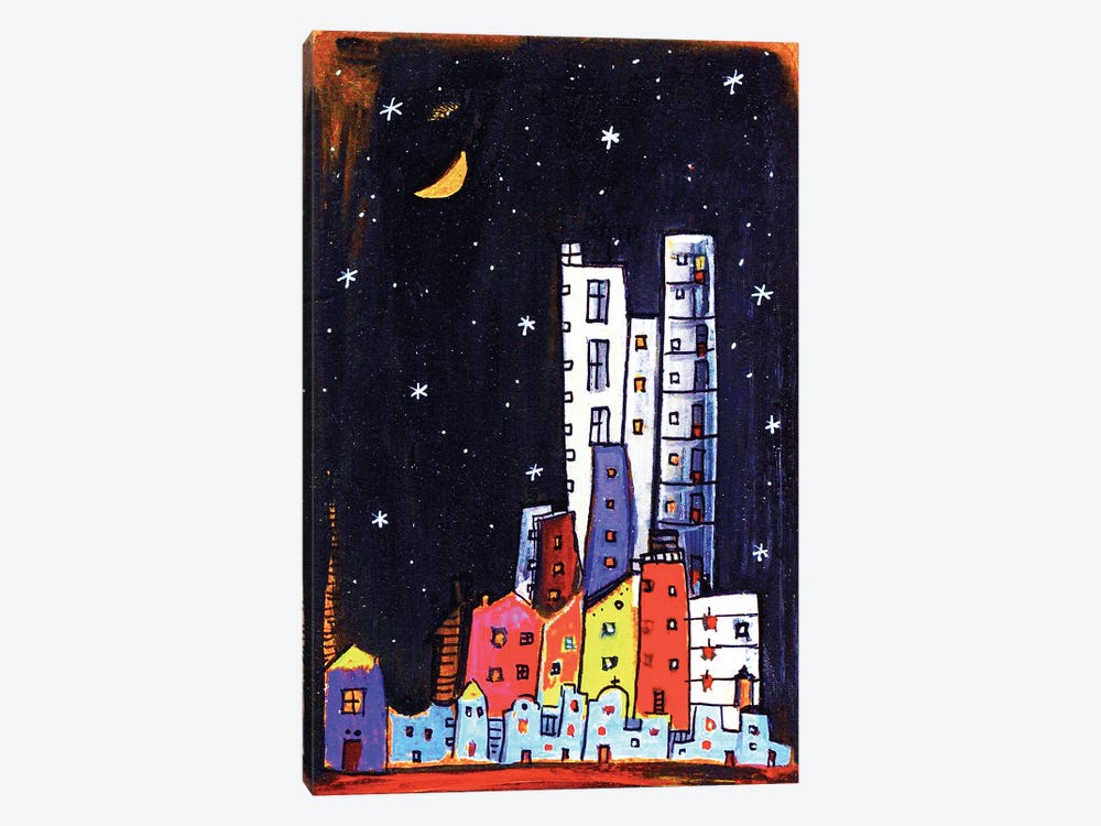 Sleeping City by Irene Goulandris 1-piece Canvas Print