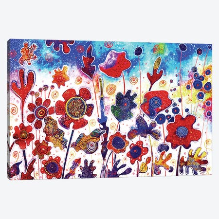 Spring Flowers Canvas Print #IGL5} by Irene Goulandris Canvas Art Print