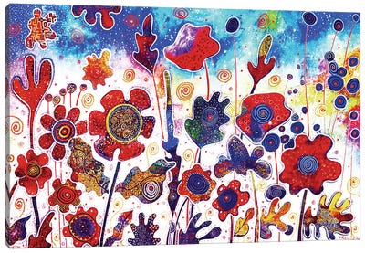 Spring Flowers Canvas Art Print - Irene Goulandris