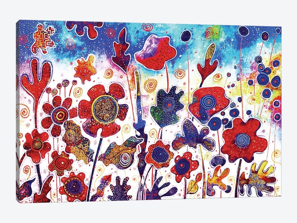 Spring Flowers by Irene Goulandris 1-piece Canvas Artwork