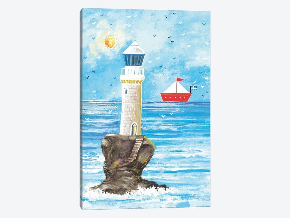 Lighthouse by Irene Goulandris 1-piece Canvas Wall Art