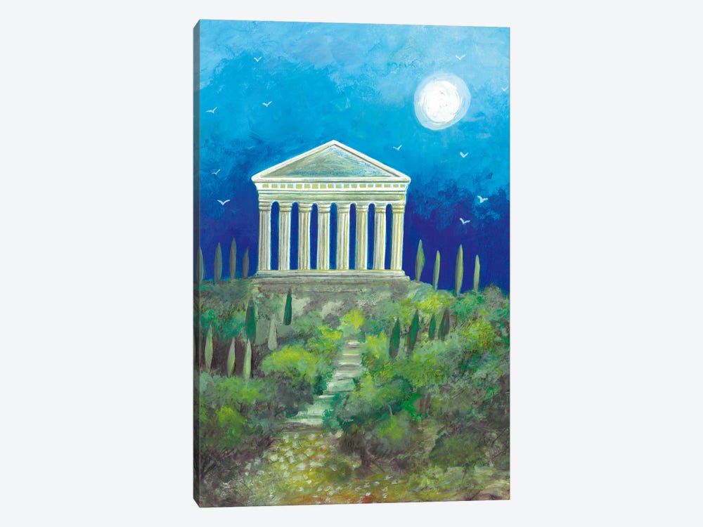 Acropolis In Athens by Irene Goulandris 1-piece Canvas Art