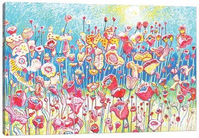 Flowers Blossom Canvas Art Print - Irene Goulandris