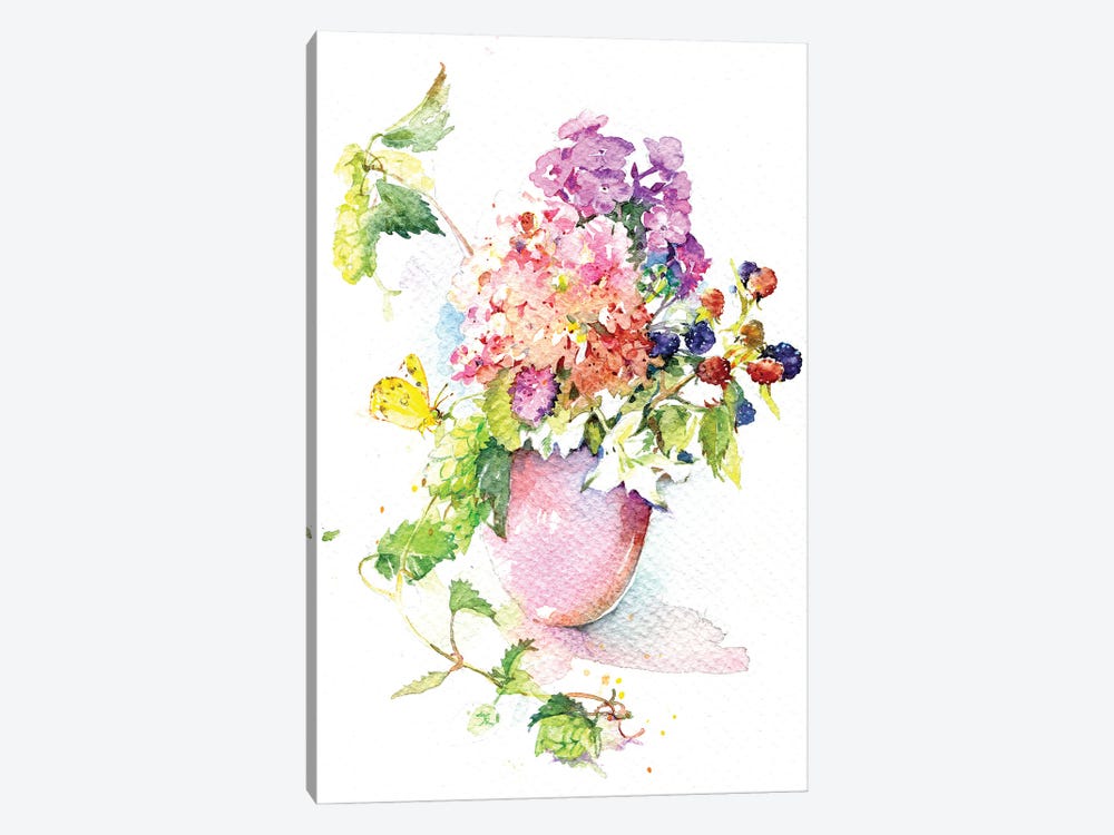 August Bouquet by Marina Ignatova 1-piece Canvas Print
