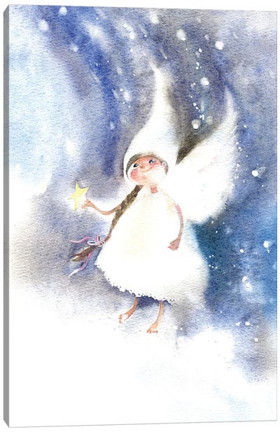 Fairy Of Dreams Canvas Art Print - Friendly Mythical Creatures