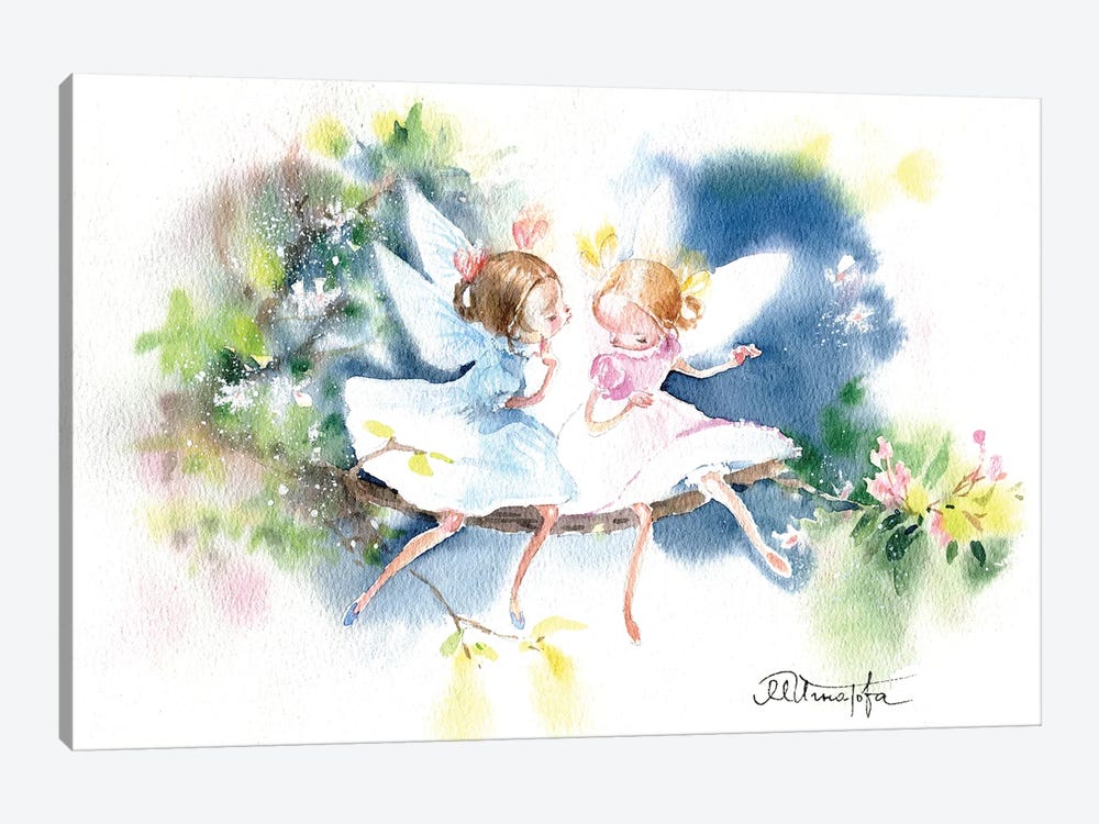 Fairies Of Good News by Marina Ignatova 1-piece Canvas Art