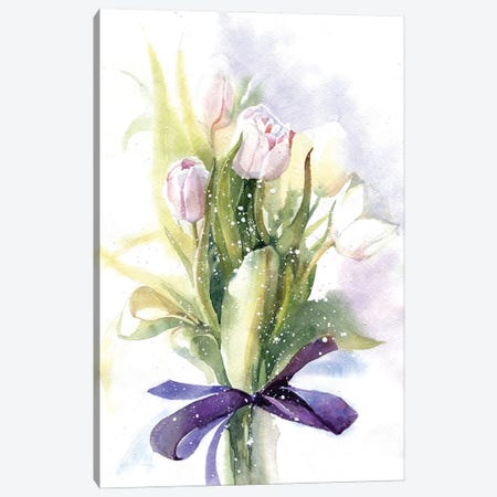 Tulips Canvas Print #IGN124} by Marina Ignatova Canvas Art