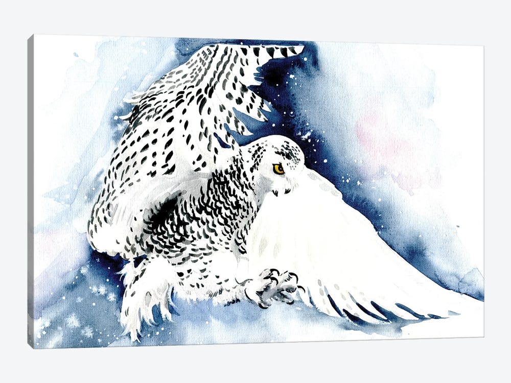Polar Owl by Marina Ignatova 1-piece Art Print