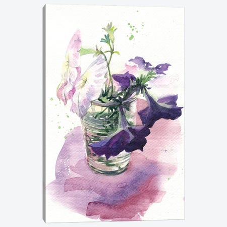 Petunia Canvas Print #IGN128} by Marina Ignatova Canvas Art Print