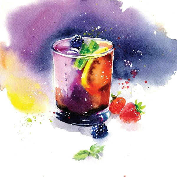 Berries: Cocktail by Marina Ignatova