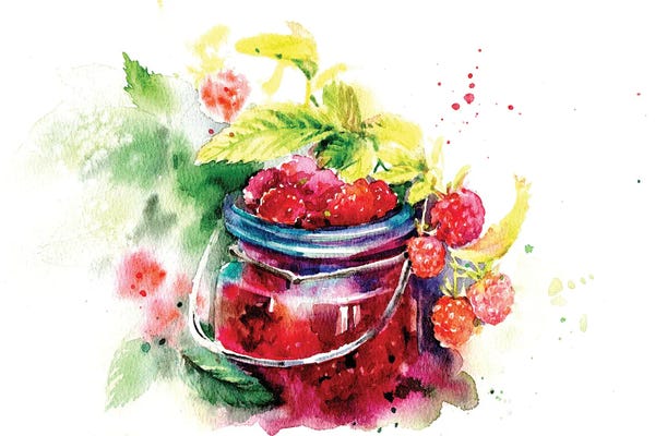 Marina Ignatova: Raspberries by Marina Ignatova