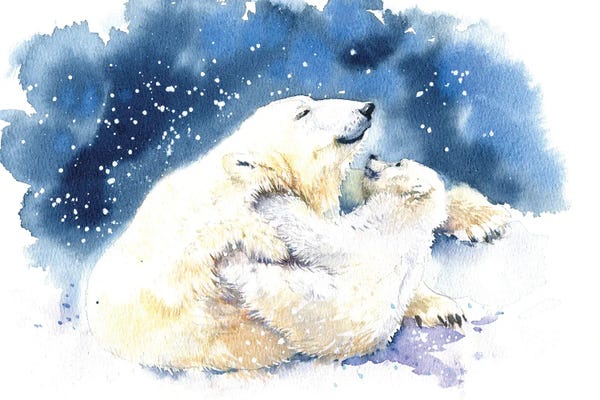 Polar Bears: Mamas Baby by Marina Ignatova