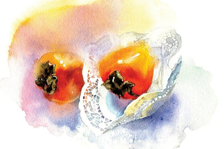 Persimmon In Openwork by Marina Ignatova wall art