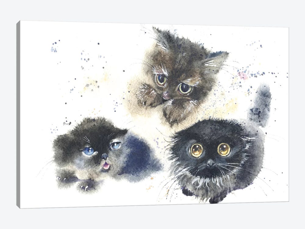 Kittens by Marina Ignatova 1-piece Art Print
