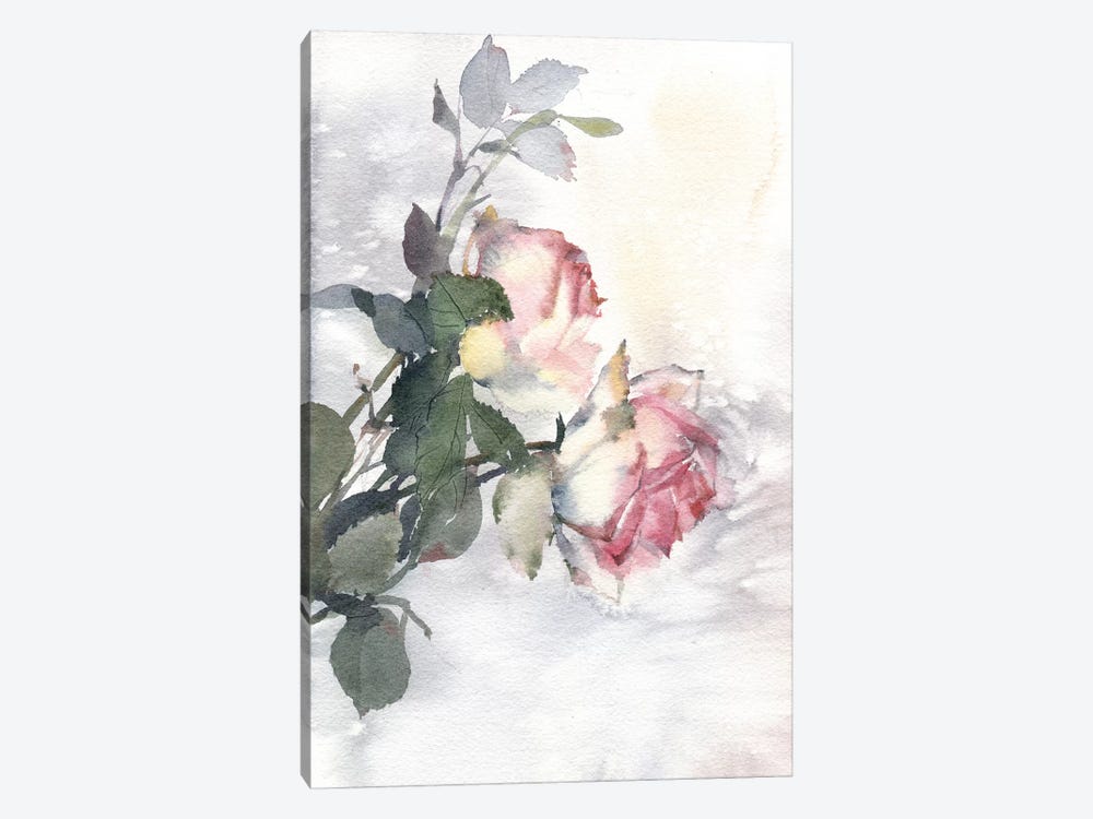 Roses by Marina Ignatova 1-piece Canvas Art Print