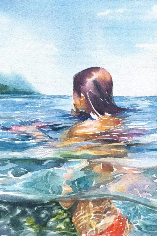 Swimming by Marina Ignatova wall art