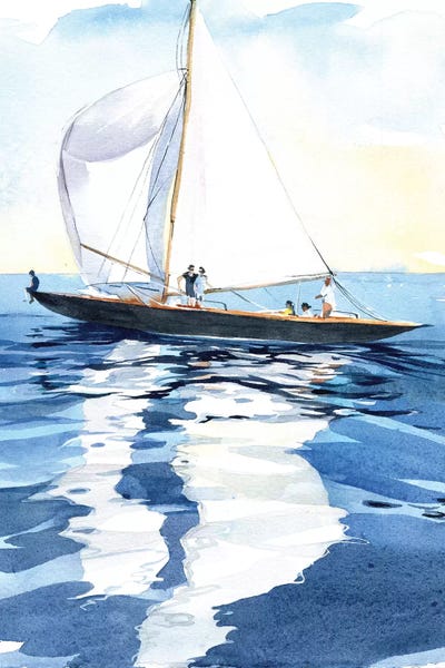 Serene Watercolors: Under The Sails by Marina Ignatova