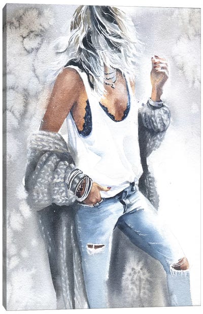 Woman IV Canvas Art Print - Marina Ignatova