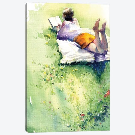 Summer Afternoon Canvas Print #IGN46} by Marina Ignatova Canvas Wall Art