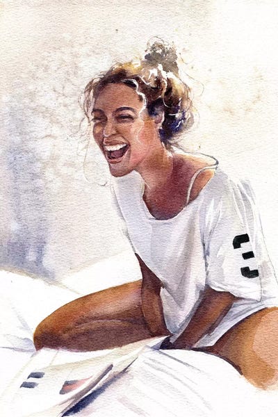 Laughter by Marina Ignatova canvas print